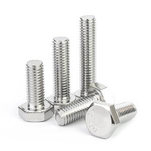 Vis hexagonales métriques en acier inoxydable SS316 A2 70 de qualité industrielle ASTM A354 M6 M30, zinguées, pour machines - Product Image 2