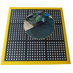 Alfombrilla de goma antideslizante entrelazada antifatiga para Taller de cocina - Product Image 1