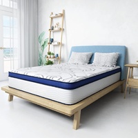 Colchón de Espuma Viscoelástica de Látex de 12 Pulgadas, Importado, Premium, Moderno, en Caja, Tamaño King, para el Hogar