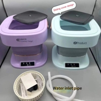La mini machine à laver se pliante portative avec la capacité de lavage 6l intègre des fonctions de lavage et de déshydratation