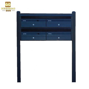 Boîte <span class=keywords><strong>aux</strong></span> <span class=keywords><strong>lettres</strong></span> debout en acier inoxydable pour jardin extérieur Boîte <span class=keywords><strong>aux</strong></span> <span class=keywords><strong>lettres</strong></span> résidentielle avec serrure - Product Image 2