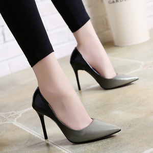 Décolleté da donna eleganti eleganti <span class=keywords><strong>scarpe</strong></span> basse con tacco alto a punta formale - Product Image 5
