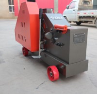 GQ50 mesin pemotong elektrik, Diameter potong 4-40mm diperkuat bar mesin pemotong 4kW Motor tembaga murni Driven Rebar Cutter