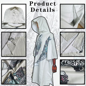 Biểu Tượng Tùy Chỉnh Sợi Nhỏ Nhanh Chóng Khô Poncho Khăn Người Phụ Nữ Và Người Đàn Ông Của Cát-Miễn Phí Lướt Sóng Áo Trùm đầu Bãi Biển Khăn Cho Người Dùng' Tắm - Product Image 5