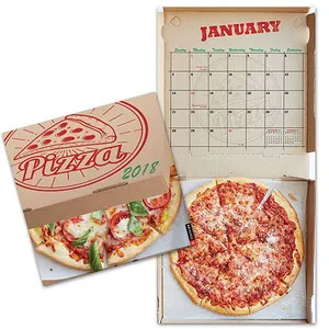 Hot Sale China Manufacturer Bio-degradable Corrugated Board Food Grade Packaging 12 Inch Paper Pizza Box