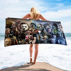 Toallas de Playa de Microfibra al por Mayor, Personalizadas con Diseño de Jack Skellington de Halloween, Impresión de Pesadilla Antes de Navidad - Product Image 3