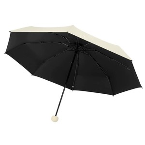 Five Fold Capsule Umbrella Upf50 Plus Compact Portable Sunny Rainy Use Manual Opening Alloy Rib Travel Gift - Product Image 5