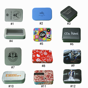 Bán buôn kim loại thực phẩm bạc bản lề nhỏ sô cô la hình chữ nhật <span class=keywords><strong>tin</strong></span> trường hợp có thể tùy chỉnh rõ ràng nắp hộp thiếc tròn với cửa sổ - Product Image 5