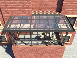 Invernaderos de Vidrio Personalizados de Primera Categoría, Casas de Cristal para Jardín, Invernaderos de Vidrio con Estructura de Aleación de Aluminio Garantizados - Product Image 3