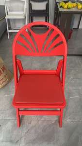 Chaises de jardin pliantes modernes en résine pour l'extérieur - Siège rembourré blanc anti-UV, capacité de 450 kg, pour mariages et usage en cuisine - Product Image 3