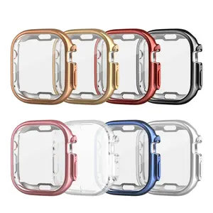 Funda transparente de TPU para reloj, carcasa protectora de 49mm