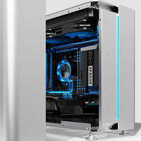 CNC Aluminum Mini MATX Vertical Gaming PC Case Mid Tower Chassis with DIY Installation