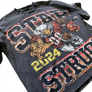 Camiseta Personalizada con Pedrería, Estilo Urbano, 100% Algodón Tejido, Impresión Digital - Product Image 1