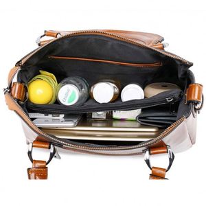 Bolso de Mano de Cuero Genuino OEM para Mujer, Bolsos de Cuero Vacuno - Product Image 5