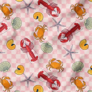 Tissu en coton 100% Pink Betsy 76 g/m², faible MOQ, par <span class=keywords><strong>Michelle</strong></span> E of Fabric - Product Image 2