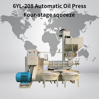 Presse à huile combinée automatique pour la production d'huile de tournesol, d'arachide et de noix de coco