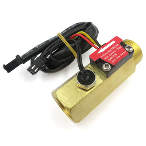 Hersteller OEM Messing Turbine Durchfluss messer YF-B4 G1/2 Außengewinde Hall Sensor 50K Temperatur fühler 1-25L/min 660 Impulse/L. - Product Image 5