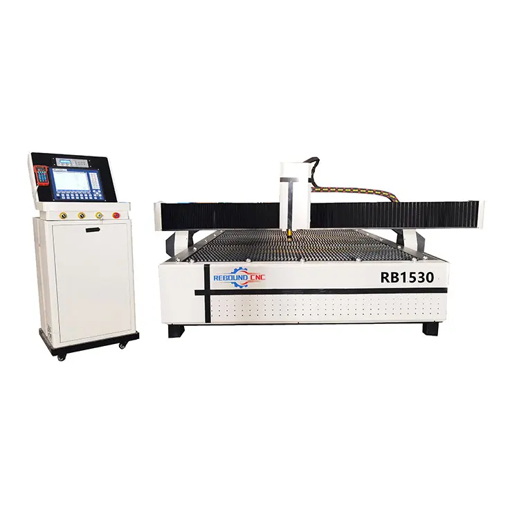 taiwan guide rail REBOUND CNC plasma cutter machines for mild steel aluminum stainless steel