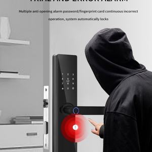 กลอนประตูอัจฉริยะ Glomarket 9 ภาษา ระบบอิเล็กทรอนิกส์ พร้อมแป้นกดรหัสผ่าน บัตร แอปพลิเคชัน ลายนิ้วมือ และระบบไบโอเมตริกซ์ - Product Image 5