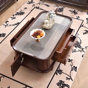 Armadietto francese della credenza del tavolino di stoccaggio della doppia porta per il salotto di casa; Tavolino americano dell'appartamento piccolo. - Product Image 2