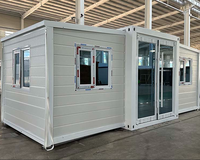 Kit de maison préfabriquée extensible, respirante et épaissie, en bois de luxe moderne, ou en acier, pour usage commercial