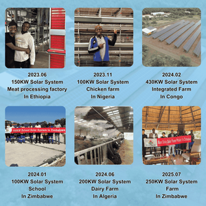 Sistema de Energía Solar Fuera de la Red para Uso Agrícola de 30Kw-500Kw con Controlador MPPT de Onda Sinusoidal Pura y Batería de Iones de Litio - Product Image 1
