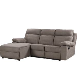 Sofá Reclinable Manual de Tela Gris para Sala de Estar, Moderno, Venta al Por Mayor - Product Image 1
