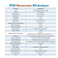 Medidor de Oxígeno Disuelto en Línea de 220V, Analizador de DO en Agua, Protección IP65, Precisión del 1.5% F.S, Equipo de Prueba con 1 Año de Garantía