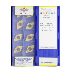 Insertos de Carburo Originales ZCC <span class=keywords><strong>CT</strong></span> para Torno, DCMT11T304-EM, DCMT11T308-HR, YBC251, Inserto de Torneado DCMT 11T308, YBG205 - Product Image 2