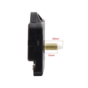 Kit complet de mouvement d'<span class=keywords><strong>horloge</strong></span> murale <span class=keywords><strong>Sangtai</strong></span> <span class=keywords><strong>6168</strong></span> à balayage silencieux et longue durée de vie, axe de 20 mm avec filetage de broche de 12 mm - Product Image 1