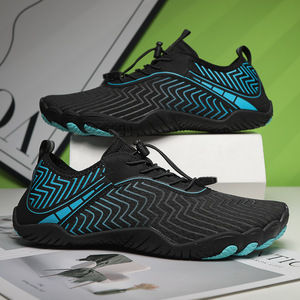 Chaussures d'eau avec empeigne en mesh, semelle en caoutchouc antidérapante, unisexes, pour la plage, les sports de plein air, été - Product Image 1