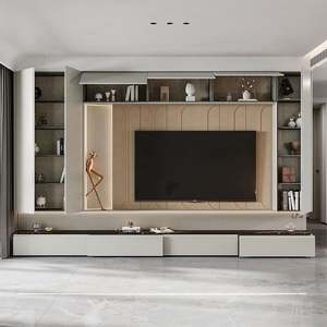 Space - Saving TV <b>Cabinet</b> with Practical Design and Nice Finish <b>for</b> <b>Small</b> <b>Living</b> <b>Rooms</b> and TV Storage TV <b>Cabinet</b> - Product Image 4