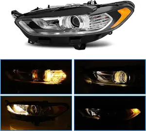 Car Led Headlights Accessory For Ford Mondeo FUSION 2013-2016 Headlamps F02502304