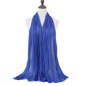 Nuevos Turbantes Suaves y Lisos para Mujer, Pañuelos con Sensación de Seda Brillante, Hijab de Crepé Arrugado, Chal Brillante Liso, Pañuelo Musulmán para Mujer - Product Image 3