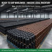 Barril de Cerveza Sucheng HT Modelo 10kg 10L Negro HDPE con Tapa Sellada con Adhesivo Sin Sombras