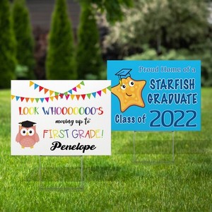 Nhà Máy Bán buôn không thấm nước in đầy đủ màu sắc tùy chỉnh dấu hiệu sân kích thước tiêu chuẩn 24 ''x 18''-hai mặt - Product Image 4