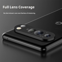 Protecteur d'objectif d'appareil photo Google Pixel 10/11 Pro XL/10A, film en verre trempé avec anneau métallique givré, HD anti-rayures et antichoc