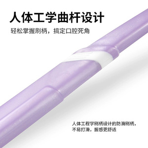 Lot de 5 brosses à dents Banner à poils souples pour adultes, tête large, soins bucco-dentaires de qualité supérieure - Product Image 4