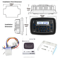 Radio marine Grandnavi BT, autoradio pour bateau, étanche, récepteur audio pour bateau, lecteur numérique de qualité marine avec radio FM, USB, AUX-in, MP3