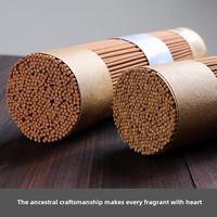 Bâtons d'encens en bois de santal naturel en gros, 200g, équitablement obtenus, longue durée de combustion, pour la méditation, le yoga et la spiritualité