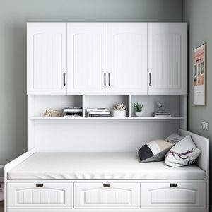 Set Letto Singolo Tatami Moderno con Contenitore per Bambini 2026, Armadio Salvaspazio <span class=keywords><strong>in</strong></span> <span class=keywords><strong>Legno</strong></span>, Camera da Letto per Bambini - Product Image 3