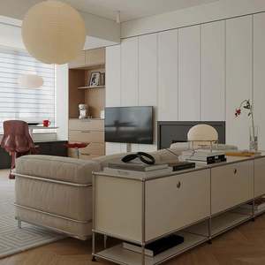 Armoires en bois modernes personnalisées, design contemporain, meubles de chambre à coucher avec des caractéristiques de rangement durables pour la maison, l'hôtel, la villa - Product Image 2