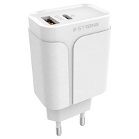 Chargeur mural USB pour téléphone portable de type C PD 20W en gros, chargeur de téléphone 2.4A pour iPhone