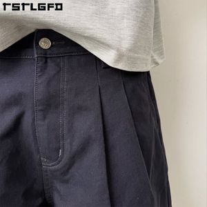 Pantaloncini da <span class=keywords><strong>Uomo</strong></span> Taglie Forti con Logo Personalizzato, Estivi, con Tasche, Larghi, in <span class=keywords><strong>Denim</strong></span>, Stile Vintage, Moda <span class=keywords><strong>Uomo</strong></span>, Pantaloncini da Lavoro in Jeans - Product Image 4