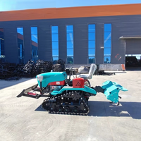 Motoculteur amphibie diesel 50 CV à chenilles, rotatif, avec pompe, 2x4/4x4, haute productivité - Vente chaude