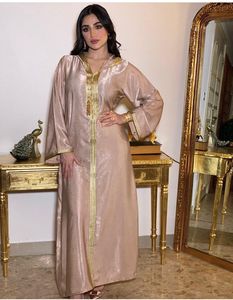 034 Champagne caftano con cappuccio abito turco islamico Jal Iya abiti Dubai Ar Ic <span class=keywords><strong>Aya</strong></span> musulmano abito lungo <span class=keywords><strong>Aya</strong></span> Dubai - Product Image 2