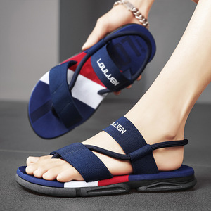 Sandales à enfiler pour hommes, antidérapantes, séchage rapide, ajustables, à bout ouvert, pour piscine, plage et loisirs - Product Image 4