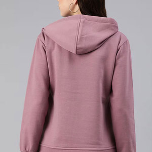 Sudadera con Capucha de Manga Larga para Mujer, Informal y a la Moda, de Invierno, con Cierre, de Secado Rápido, Transpirable, con Diseño Personalizado y Cuello con Capucha - Product Image 3