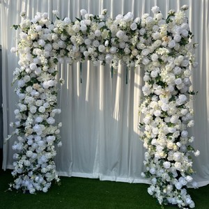 Arche de fleurs artificielles en gros L-SFA009 pour décoration d'arche de mariage, fleurs pour arche de mariage - Product Image 2