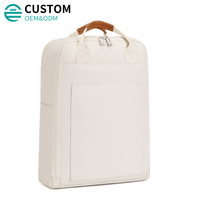 Sac à dos d'étudiant Fuliya personnalisé, couleur unie, grande capacité, léger, pour une utilisation quotidienne, le travail au bureau, les affaires, le transport d'ordinateur portable